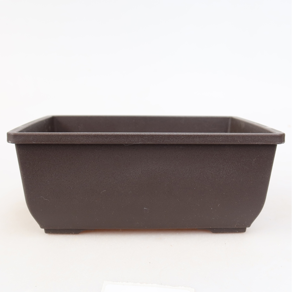 Bonsai-Schale aus Kunststoff MP-1, braun – 15 x 11 x 6 cm
