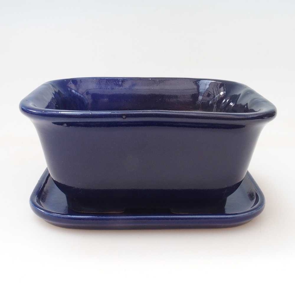 Bonsai-Schale + Untertasse H01 – 12 x 9 x 5 cm