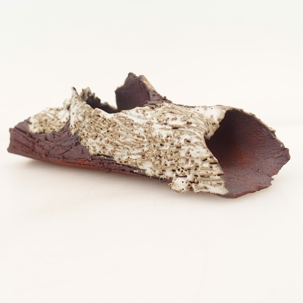 Keramikschale 11 x 4 x 3 cm , Farbe beige