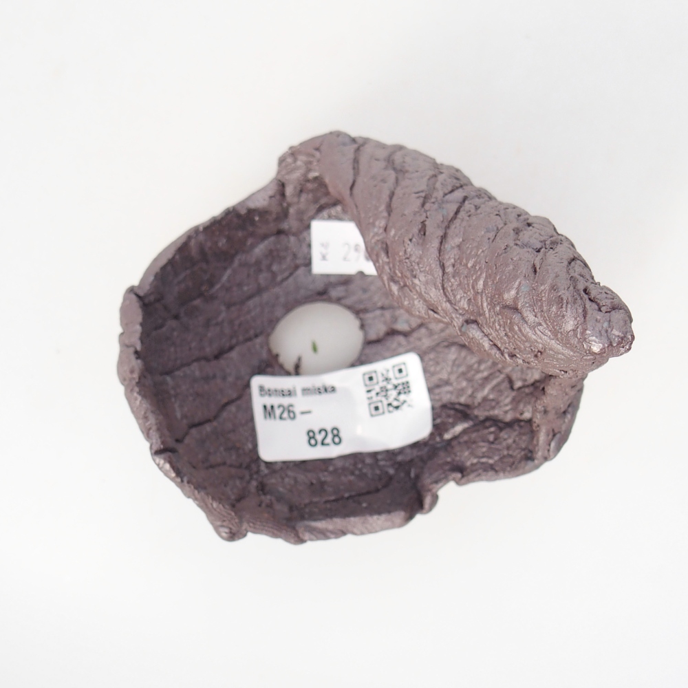 Keramikschale 8 x 8 x 12 cm , Metallic-Farbe