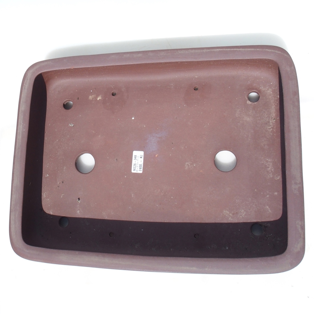 Bonsaischale 49 x 37,5 x 11 cm - braun