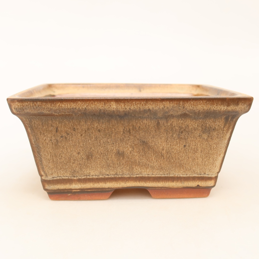 Keramikschale  14,5 x 12,5 x 7 cm, Farbe: braun