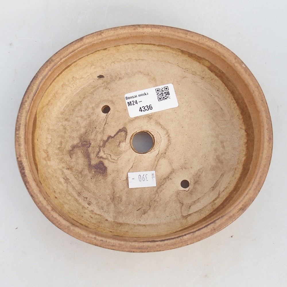Keramik-Bonsaischale 18,5 x 16,5 x 4 cm, Farbe rosa