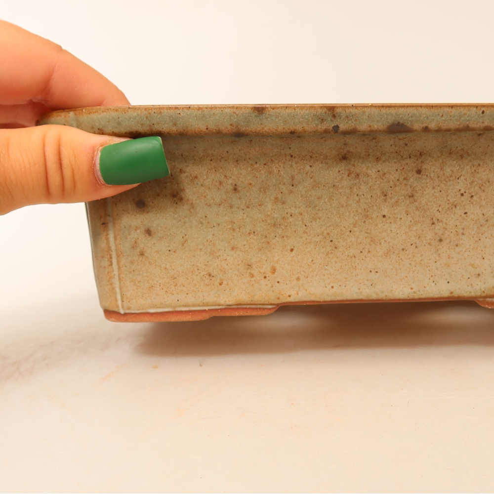 Keramikschale  20 x 15,5 x 5,5 cm, Farbe: Beige