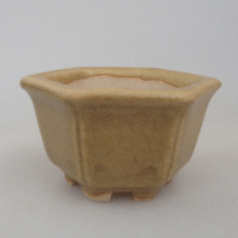 Mini-Bonsaischale 5 x 4,5 x 3  cm, Farbe braun