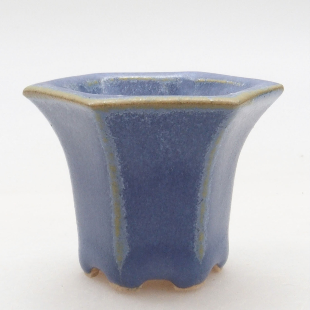 Mini-Bonsaischale 4 x 3,5 x 3 cm, Farbe blau