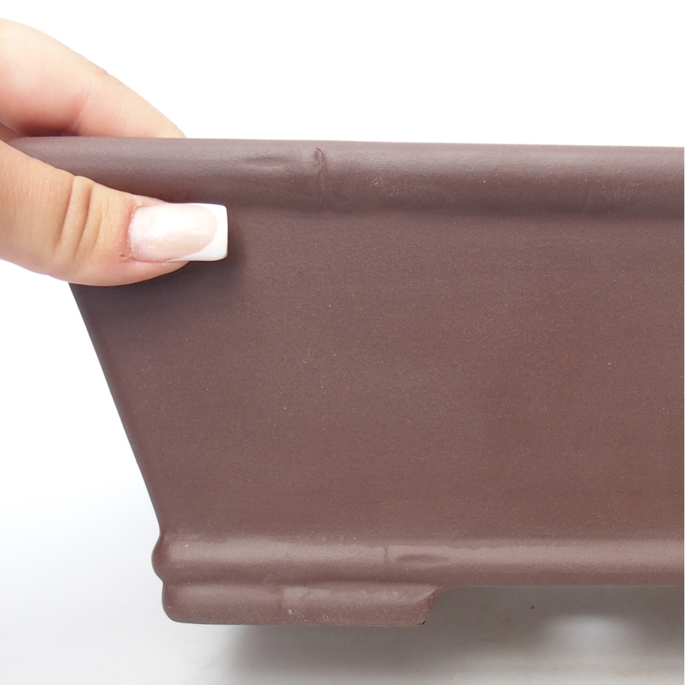Schale 26 x 18,5 x 10 cm braun