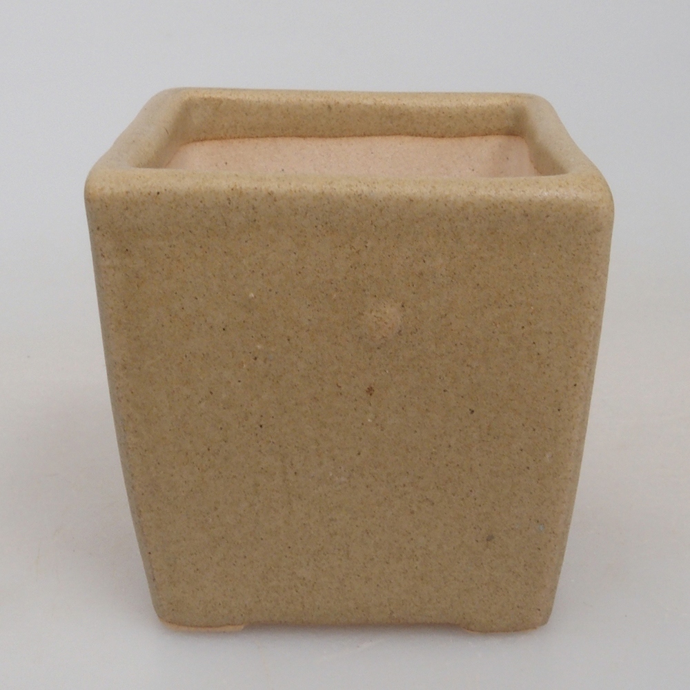 Mini-Bonsaischale 5 x 5 x 5  cm, Farbe braun