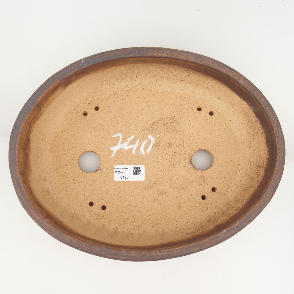 Bonsaischale 32 x 25 x 8,5 cm , Farbe braun