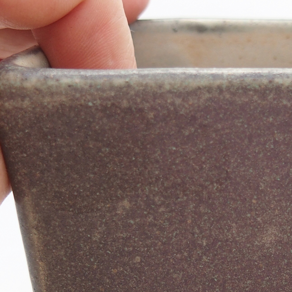 Bonsaischale aus Keramik 8,5 x 8,5 x 11 cm, grün