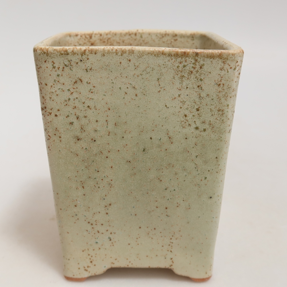 Bonsaischale aus Keramik 9 x 9 x 11 cm, grün