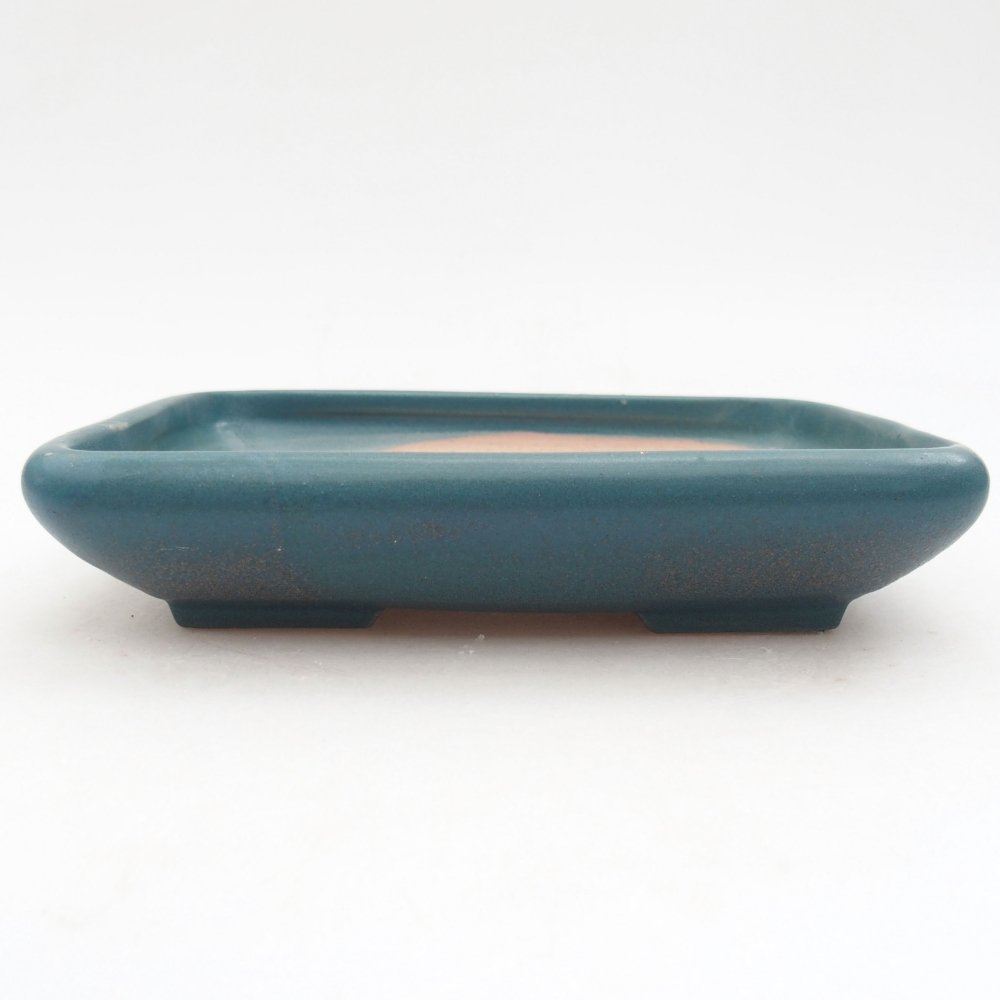 Keramik-Bonsaischale 17 x 14 x 3,5 cm, Farbe blau