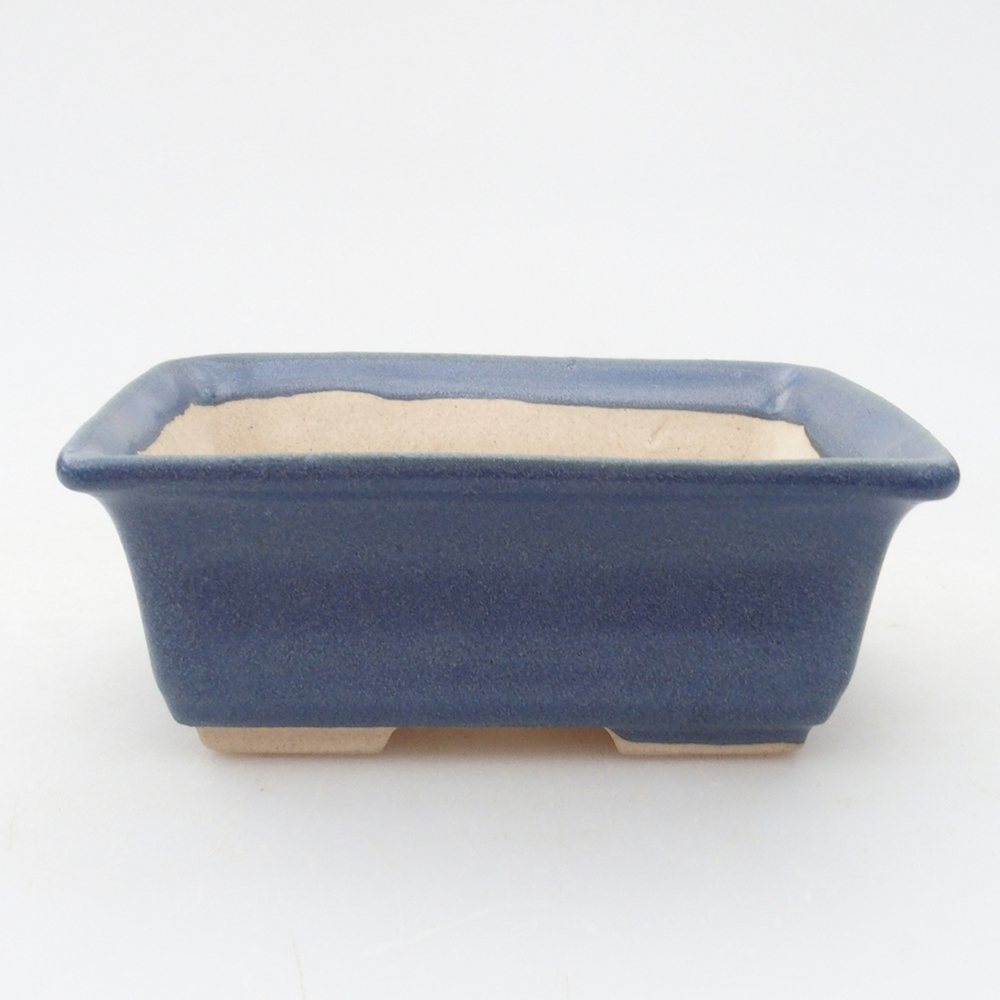 Mini-Bonsaischale 8 x 6 x 3  cm, Farbe blau