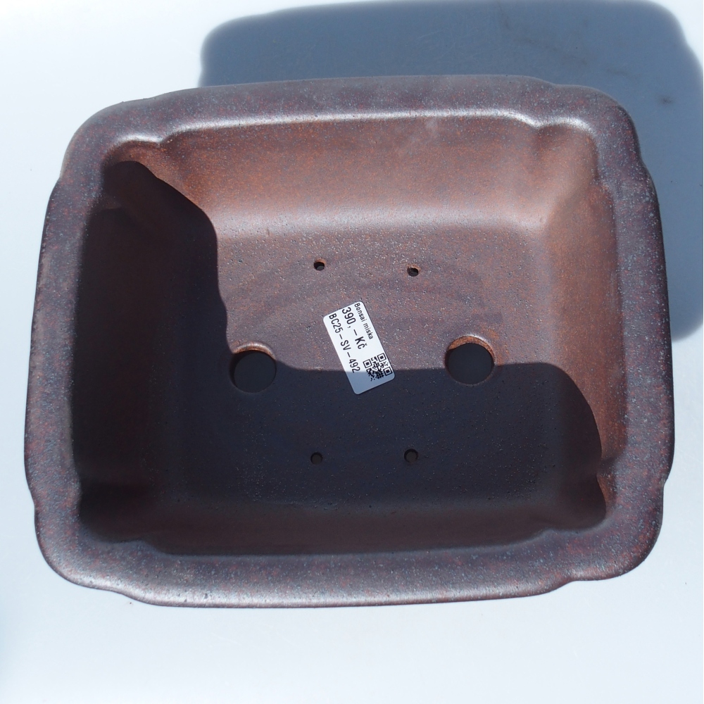 Schale 25 x 21 x 10 cm braun