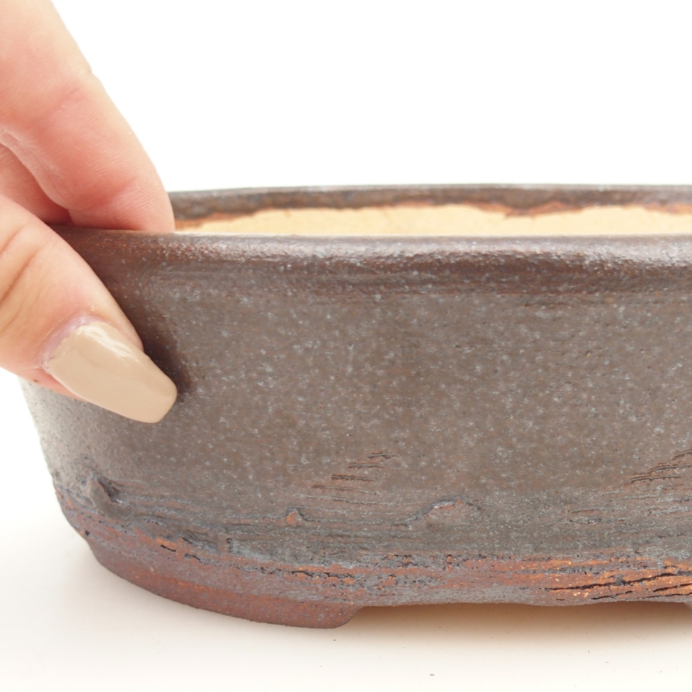 Bonsaischale 20 x 16 x 6 cm , Farbe braun