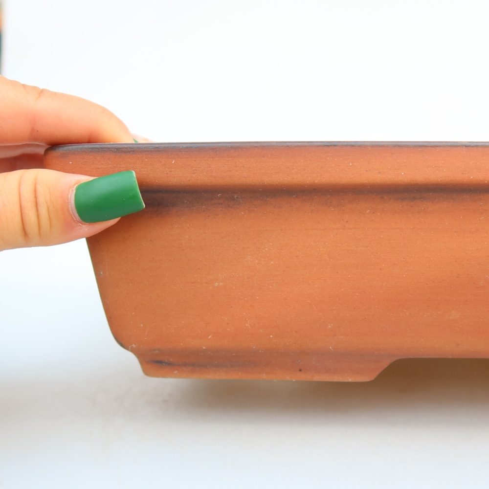 Keramikschale  25,5 x 19 x 7 cm, Farbe: Ziegelrot