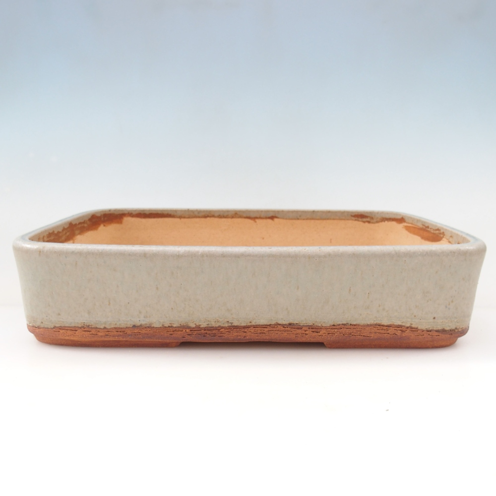 Bonsaischale 38,5 x 30 x 8,5 cm , Farbe beige