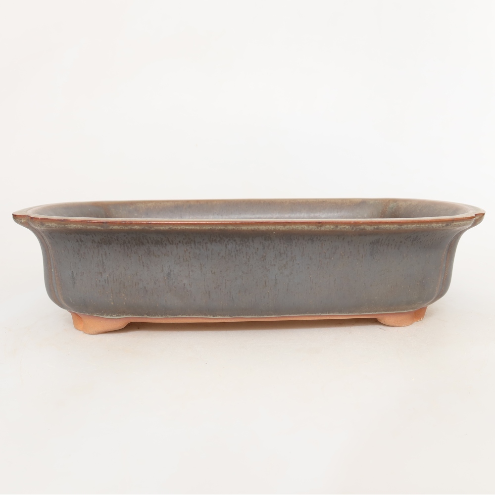 Keramikschale  24 x 17 x 6 cm, Farbe: braun