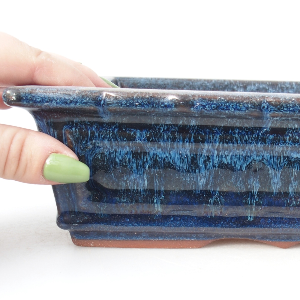 Schale 32 x 22,5 x7 cm blau