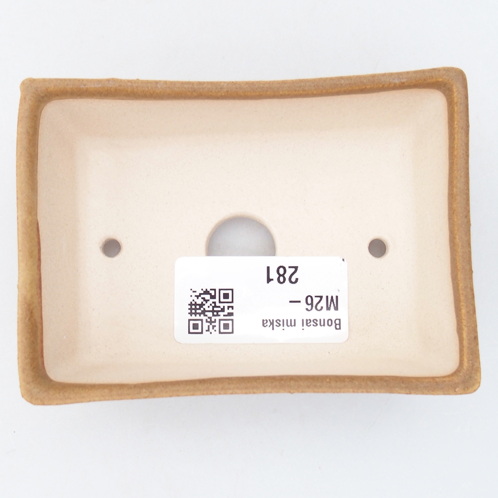 Mini-Bonsaischale 9 x 6,5 x 3,5 cm, braun