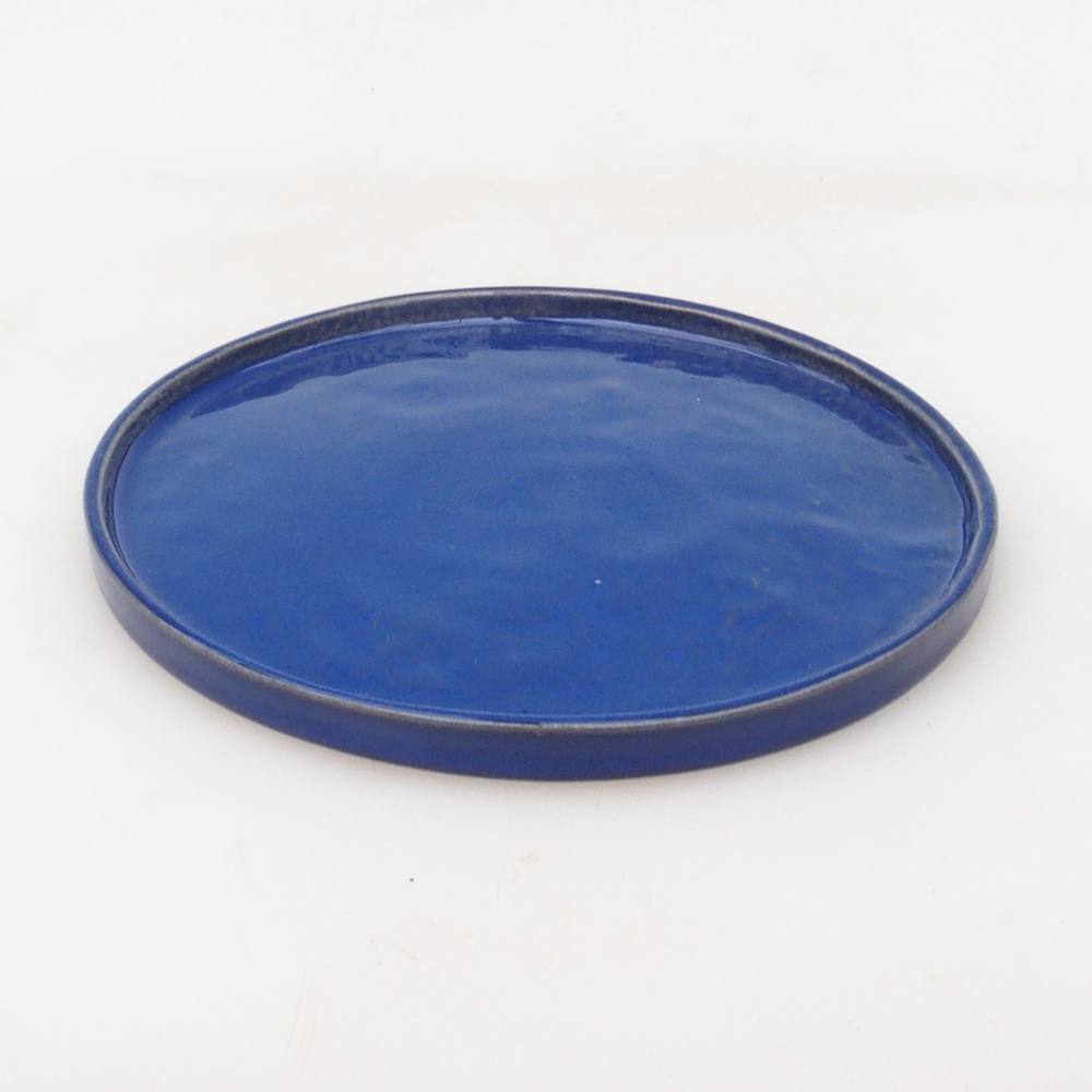 Bonsai-Schale rund D7-S – 16 × 16 × 1 cm – blau