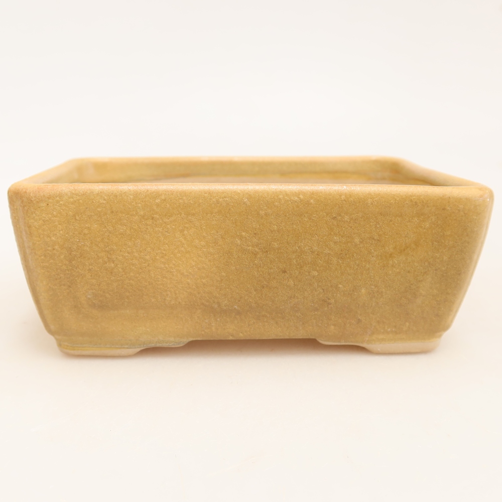 Keramik-Bonsai-Schale 13 x 9 x 5 cm, Farbe: Beige