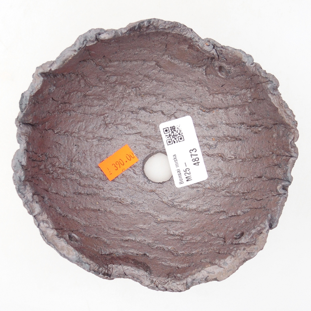 Keramikschale 14 x 13 x 13 cm, metallicfarben