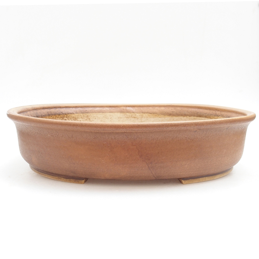 Keramik-Bonsaischale 32,5 x 28,5 x 7,5 cm, Farbe Rosa