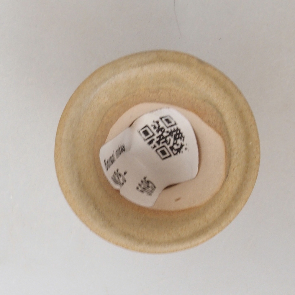 Mini-Bonsaischale 4 x 4 x 4  cm, Farbe braun
