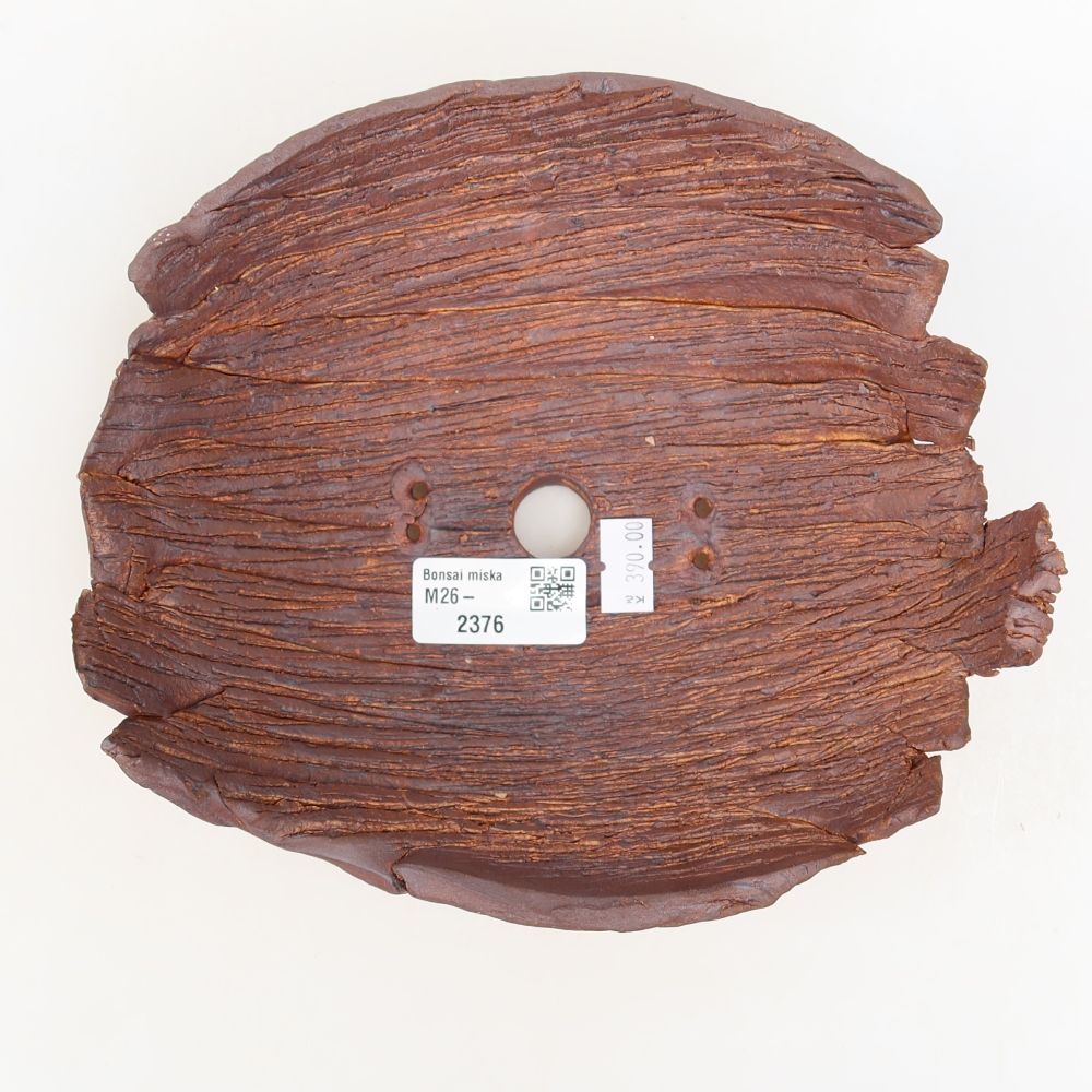 Keramikschale 20 x 17,5 x 7 cm , Farbe braun