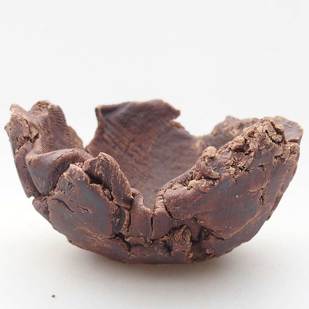Keramikschale 10 x 9,5 x 6 cm , Farbe braun