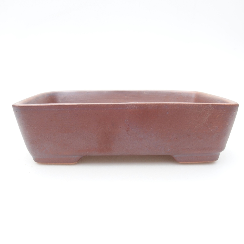 Keramik-Bonsaischale 18 x 13,5 x 5 cm, Farbe metallische