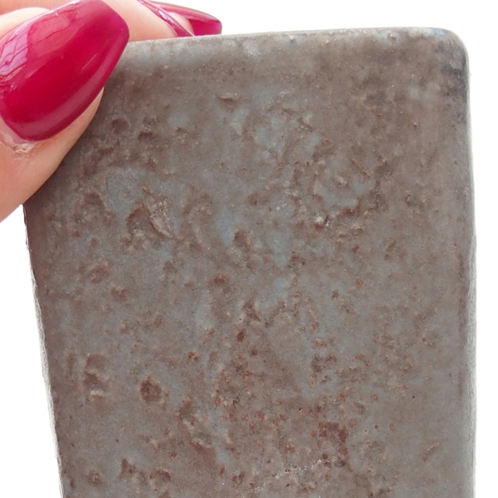 Bonsaischale aus Keramik 5 x 5 x 6,5 cm,  Farbe blau