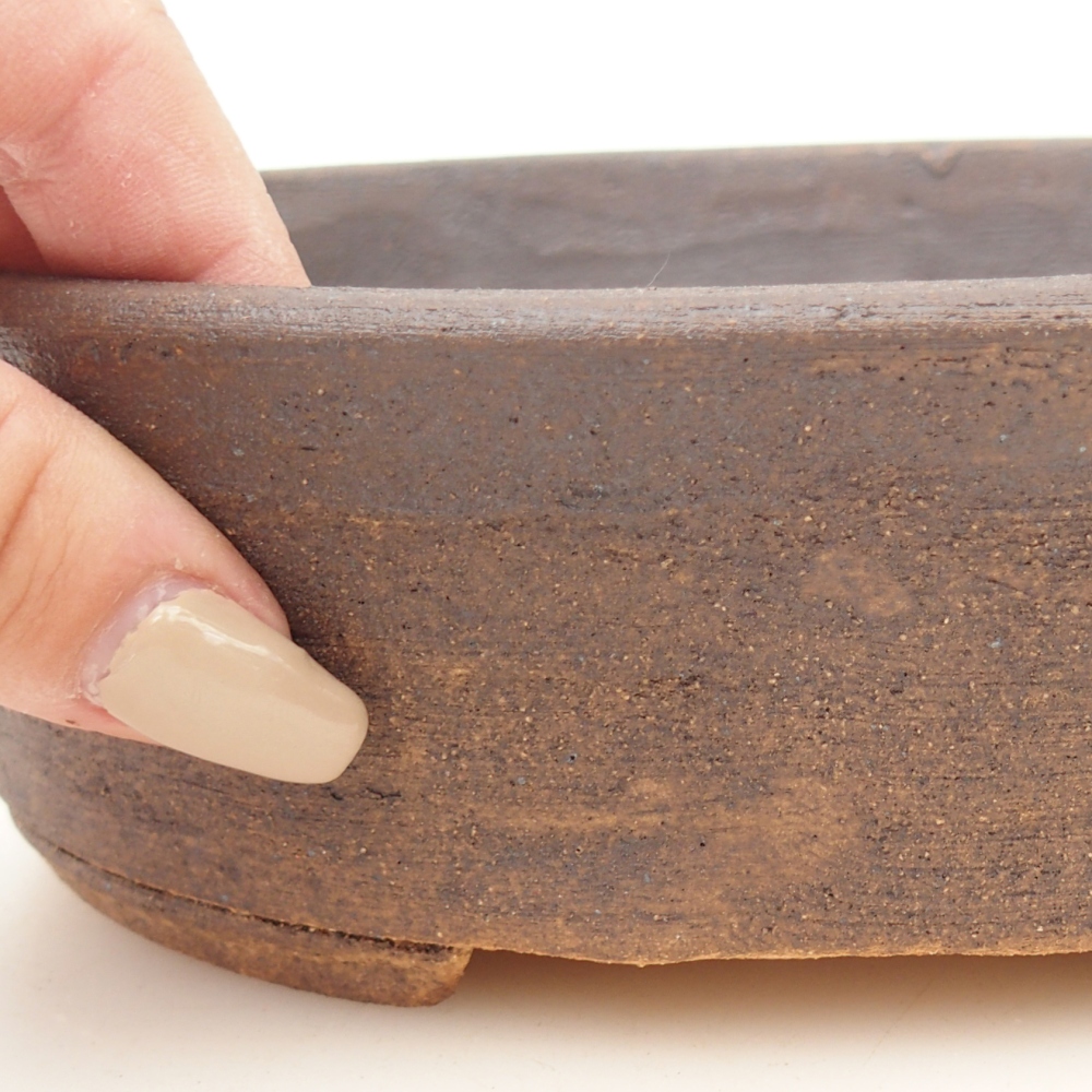 Bonsaischale 19,5 x 16 x 6 cm , Farbe braun