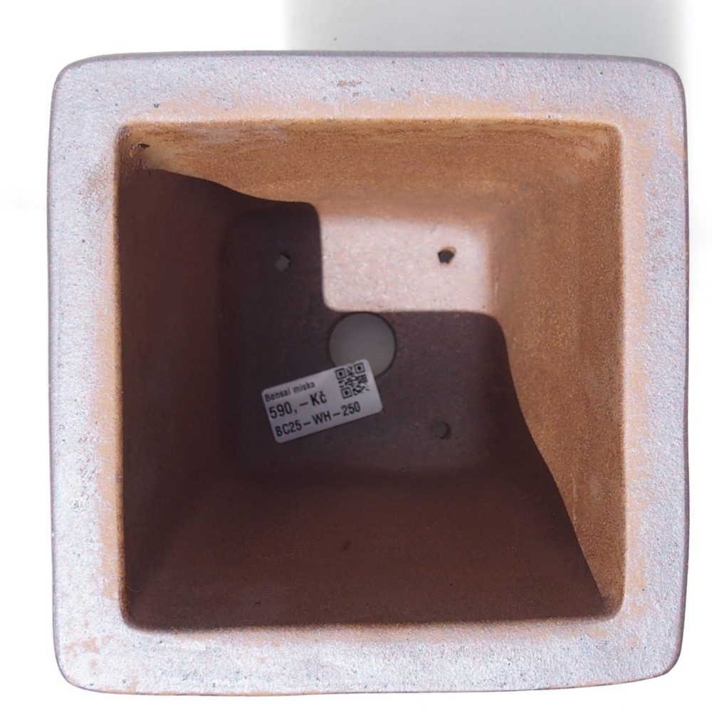 Schale 15 x 15 x 20,5 cm braun