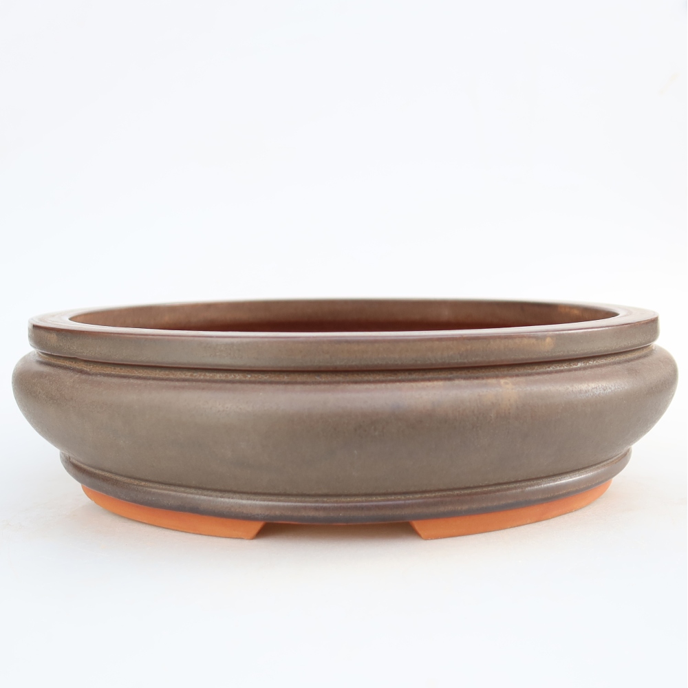 Keramikschale  27 x 27 x 7,5 cm, Farbe: Braun