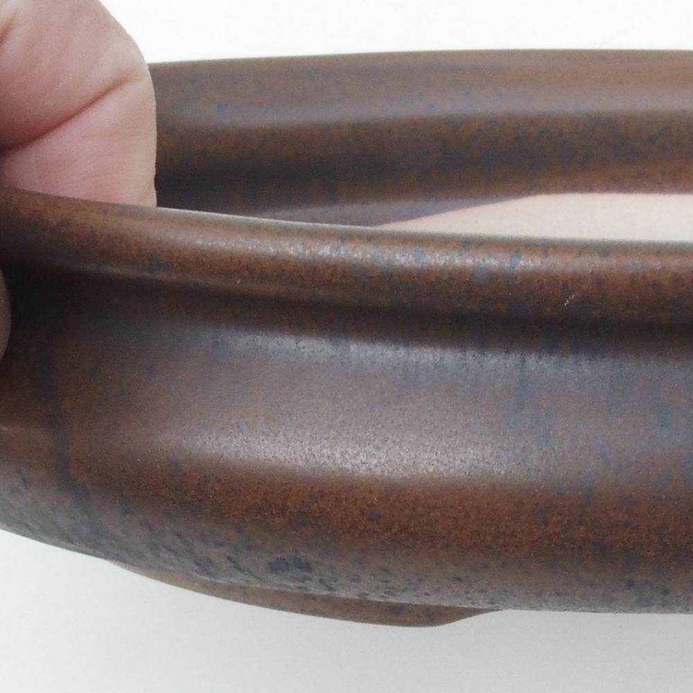 Bonsai-Schale H15 - 25,5 x 17,5 x 6 cm - braun