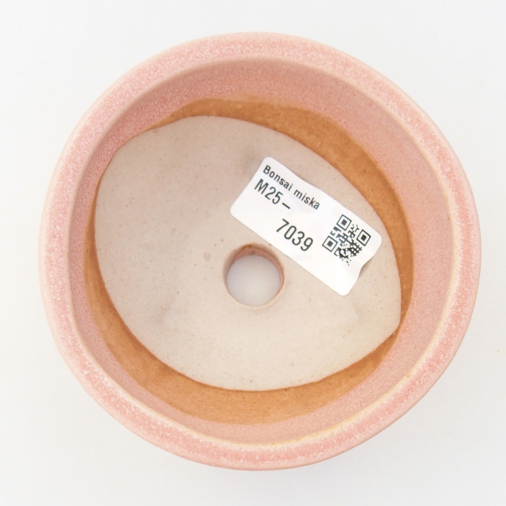 Bonsaischale aus Keramik 9,5 x 9,5 x 5 cm, rosa