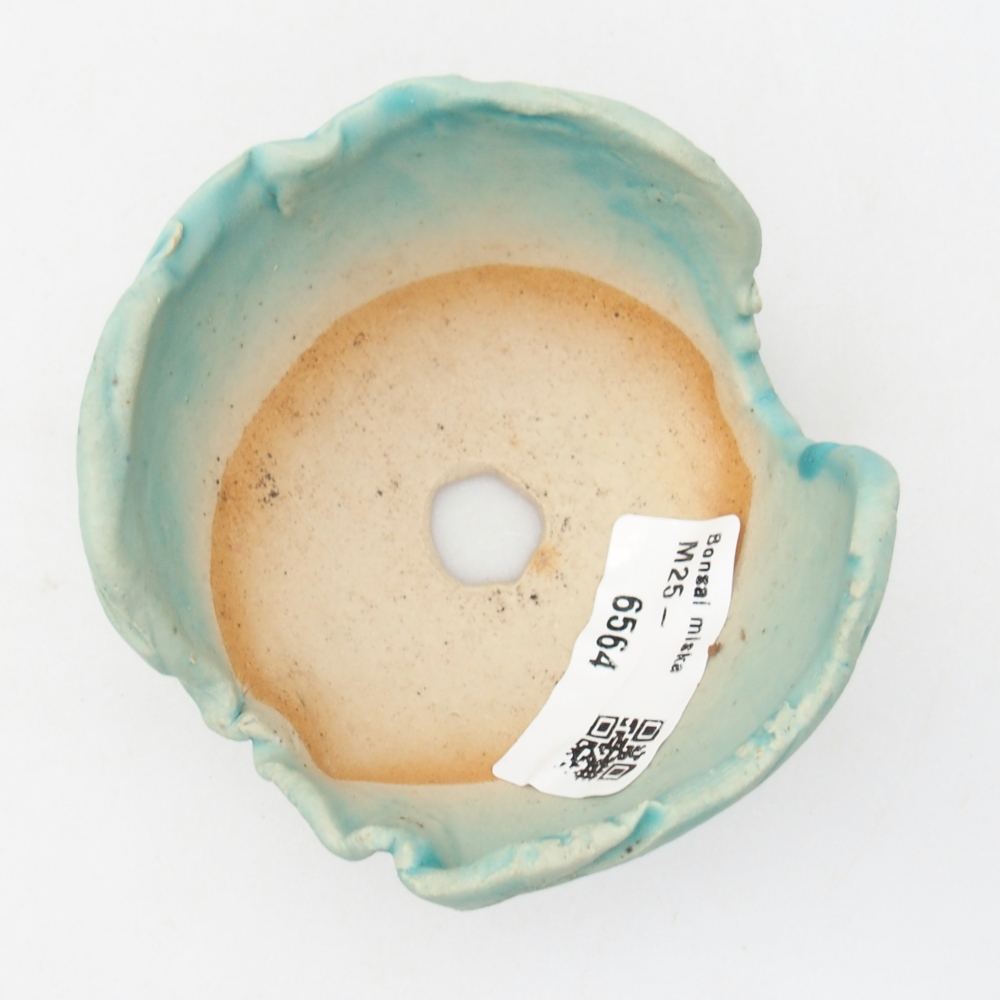 Keramikschale 8,5 x 8 x 5,5 cm , Farbe blau
