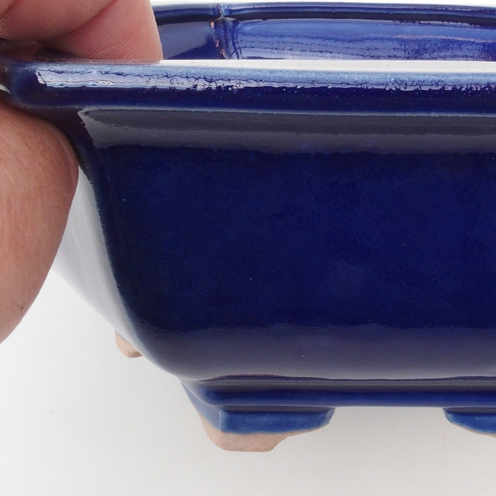 Bonsai-Schale H05 – 19 x 21,5 x 7 cm – blau
