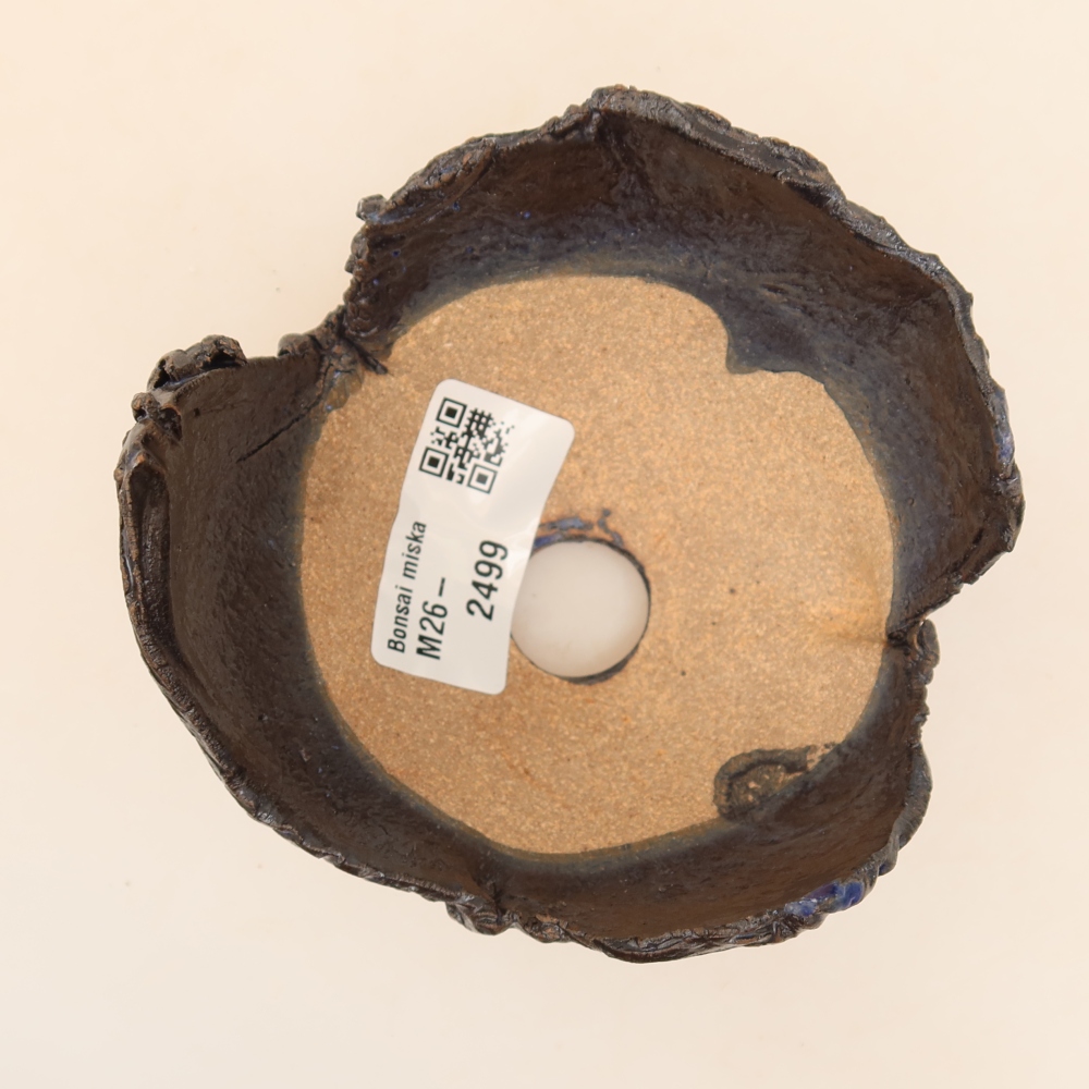 Keramikschale  10 x 9,5 x 6,5 cm, Farbe: Schwarzblau