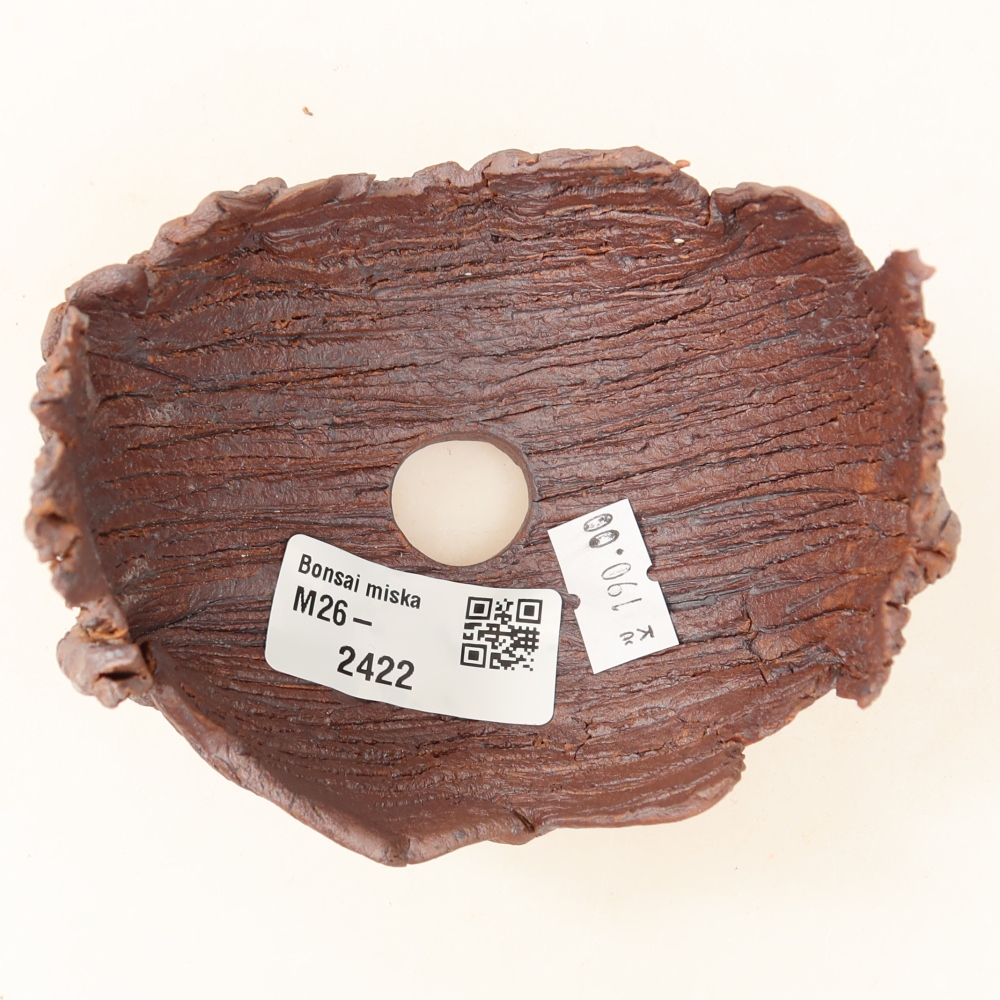 Keramikschale  9,5 x 8,5 x 8 cm, Farbe: braun