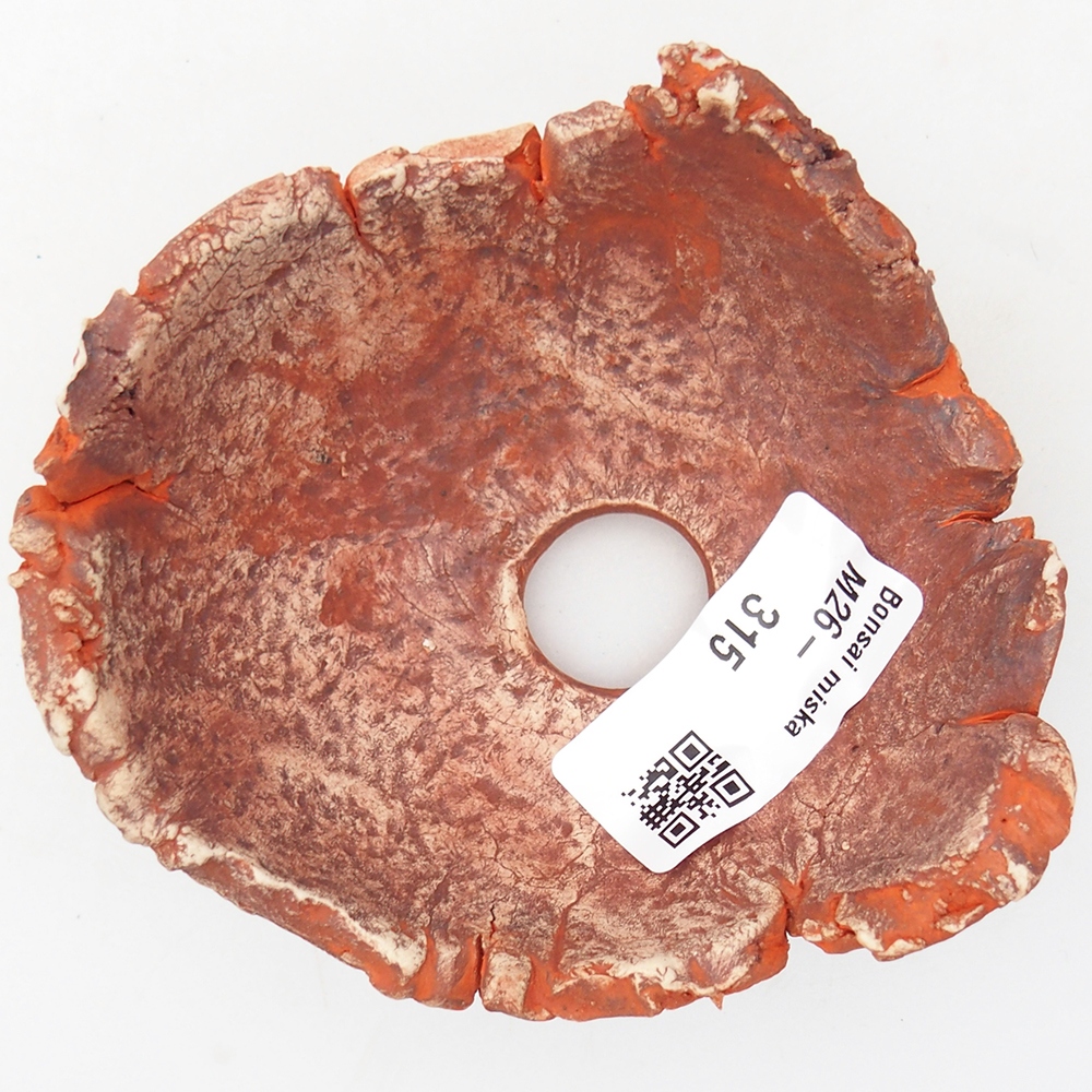 Keramische Schale 9,5 x 9 x 4 cm , Farbe orange