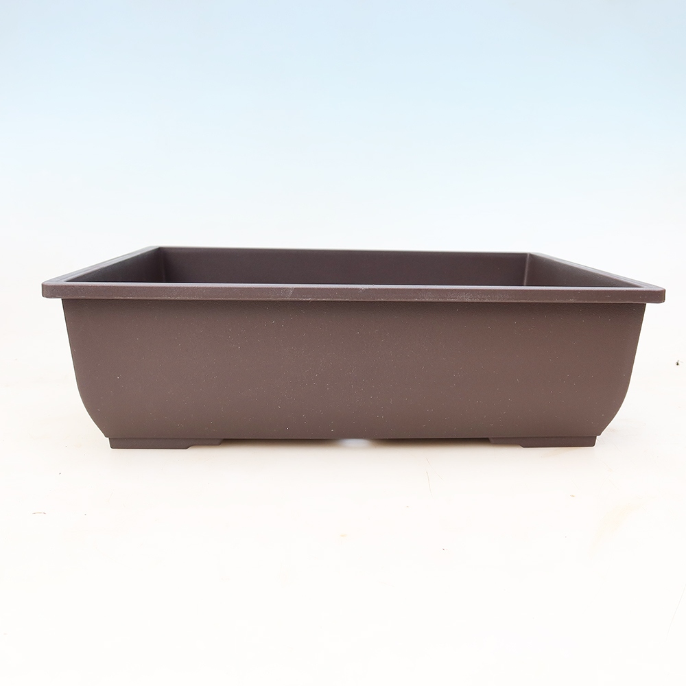 Bonsai-Schale aus Kunststoff MP-7, braun – 34 x 26 x 10 cm