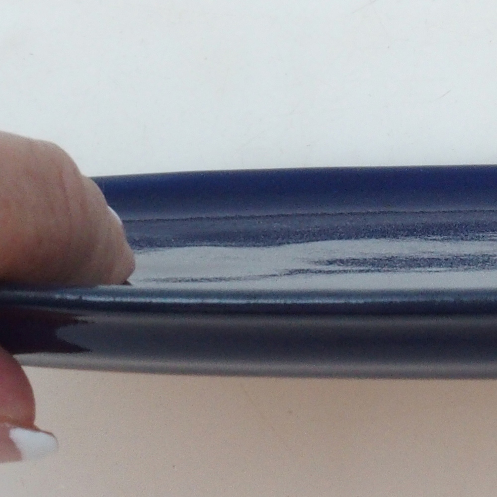 Keramikschale H15 – 25 x 15 x 1 cm – blau
