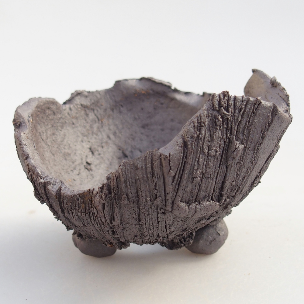 Keramikschale 8,5 x 8 x 5,5 cm , Metallic-Farbe