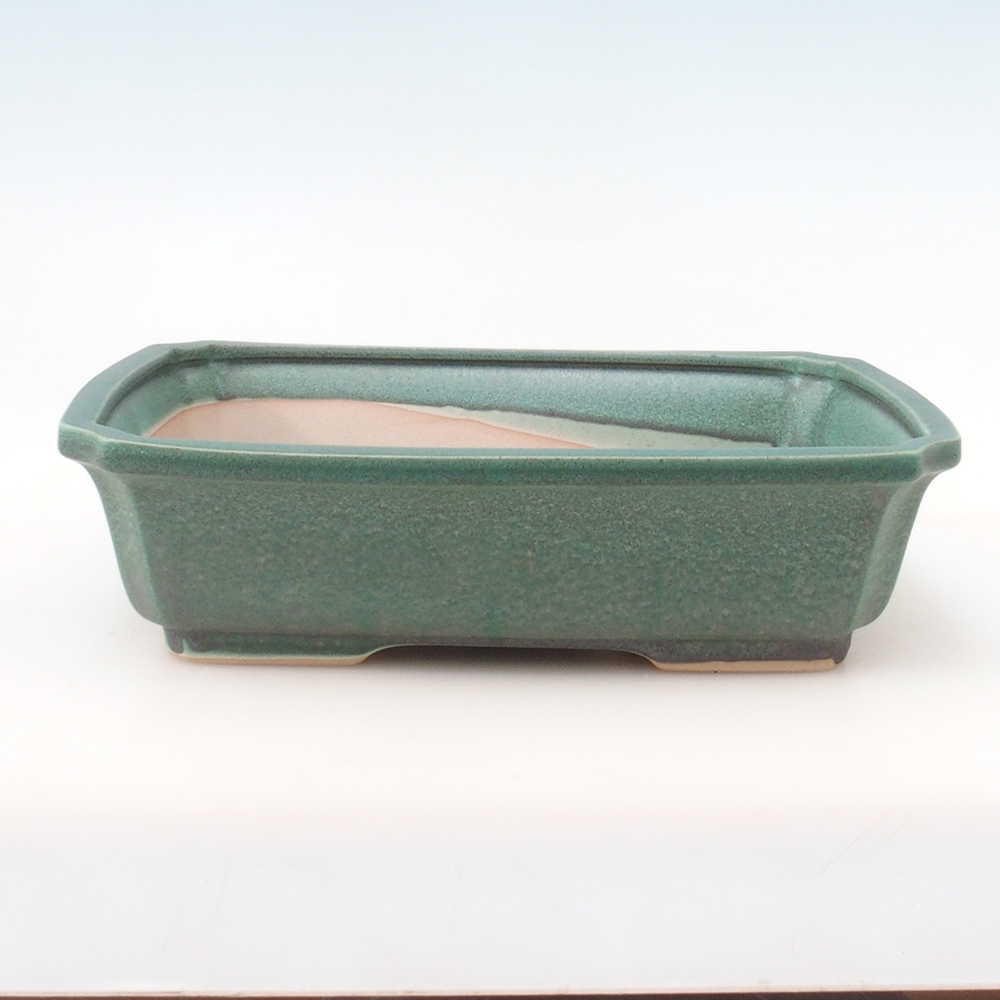 Bonsai-Schale H07 – 30 x 20,5 x 8 cm – grün