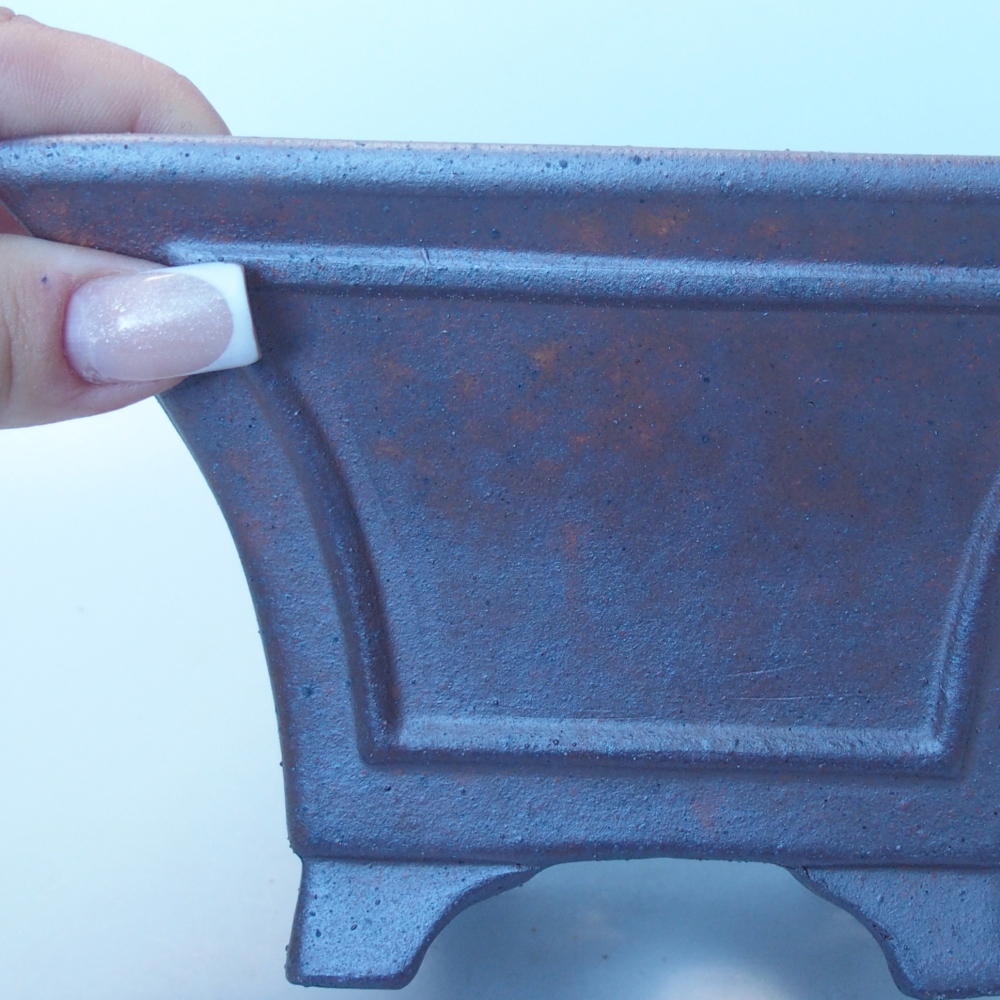 Schale 15 x 15 x 9,5 cm braun