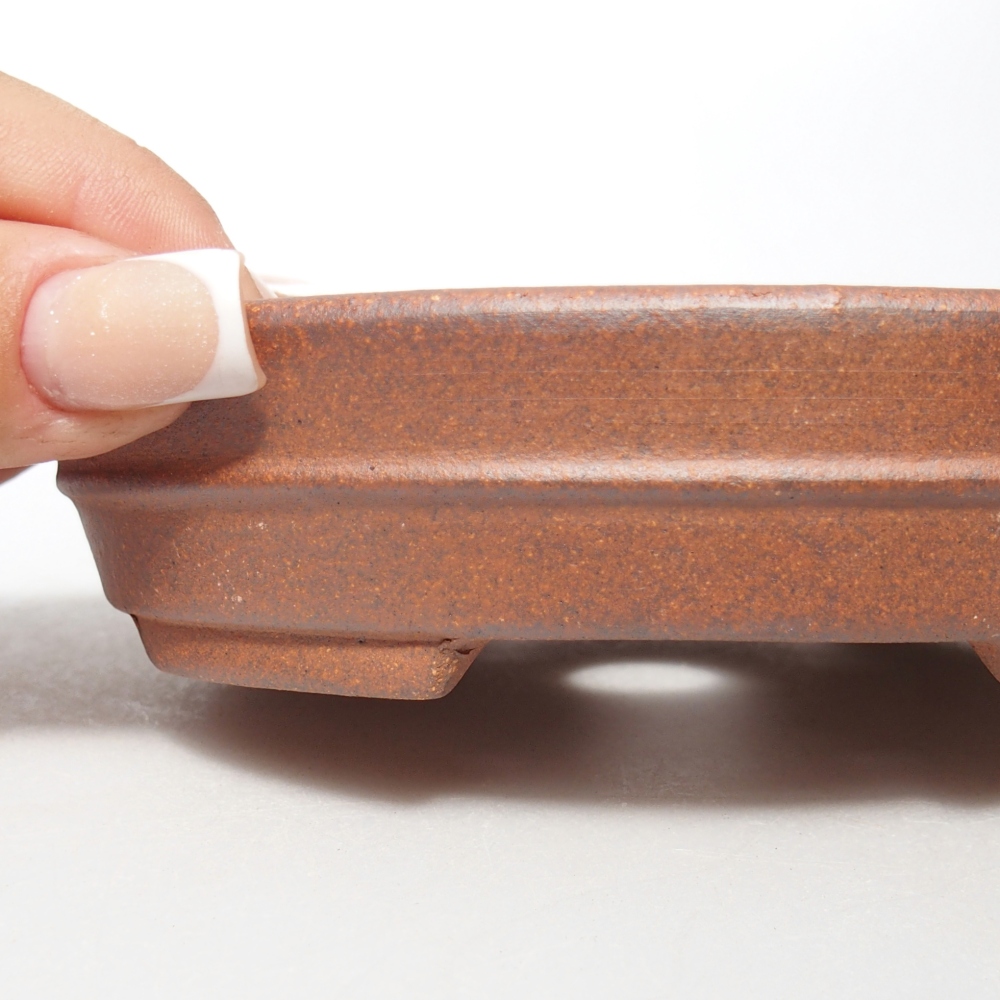 Schale 13 x 11 x 3 cm braun