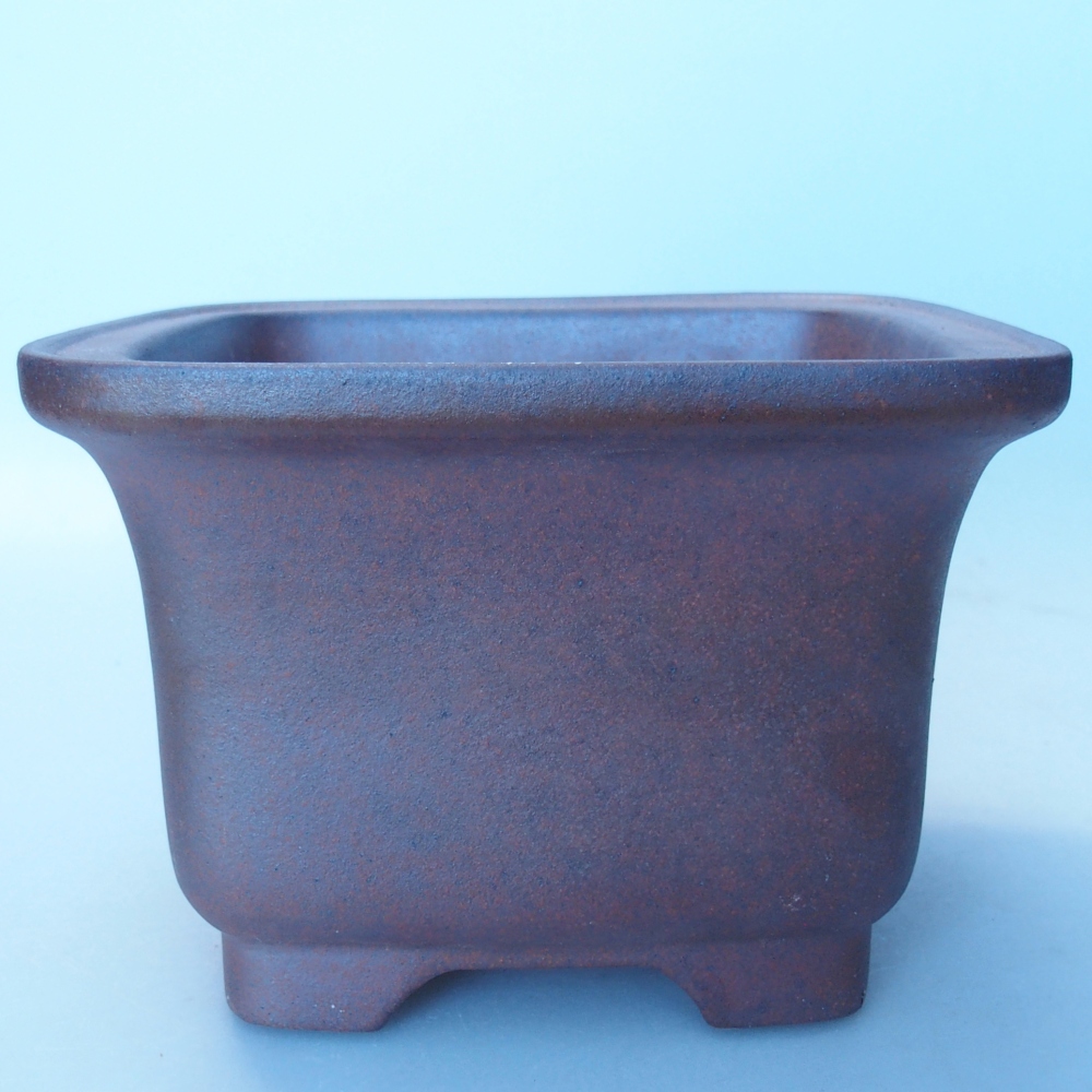Schale 15 x 15 x 10,5 cm braun